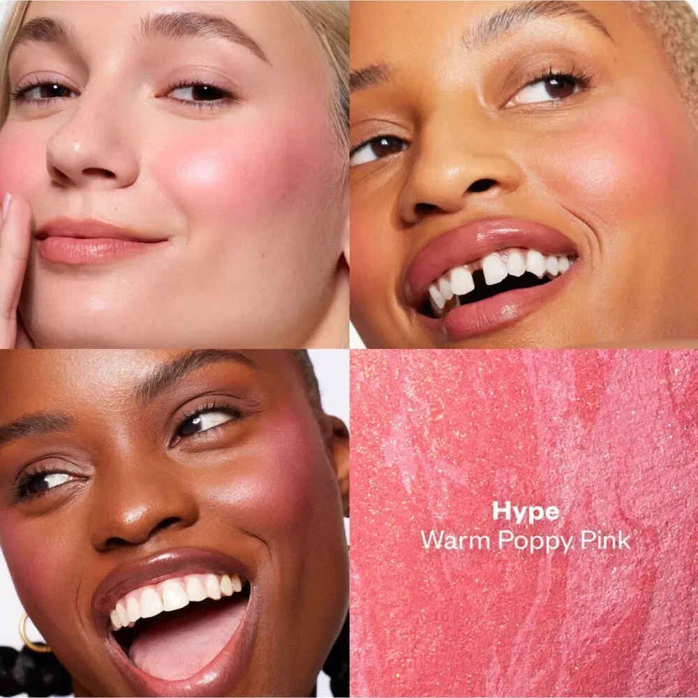 NIB KOSAS Blush Is Life Baked Blush Illuminator in Hype